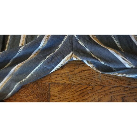 Maje Gray Pandora Striped Jacquard Short Sleeve Jumpsuit - Size 2 - Picture 16 of 16